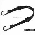 SEAMETAL Motorcycle Back Seat Helmet Strips Elastic Rope Motorcycle Helmet Fixed Strap Adjustment Fix Rope Goods Strap 60Cm/90Cm