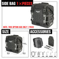 Motorcycle Side Bag Mechanic Quick Release Waterproof 35L Big Capacity Anti-Theft with Lock Hole Molle Saddlebag