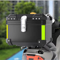 Universal Motorcycle Top Case Waterproof Dust-Proof Motorbike Trunk Tail Box with Stainless Steel Anti-Theft Lock for Luggage