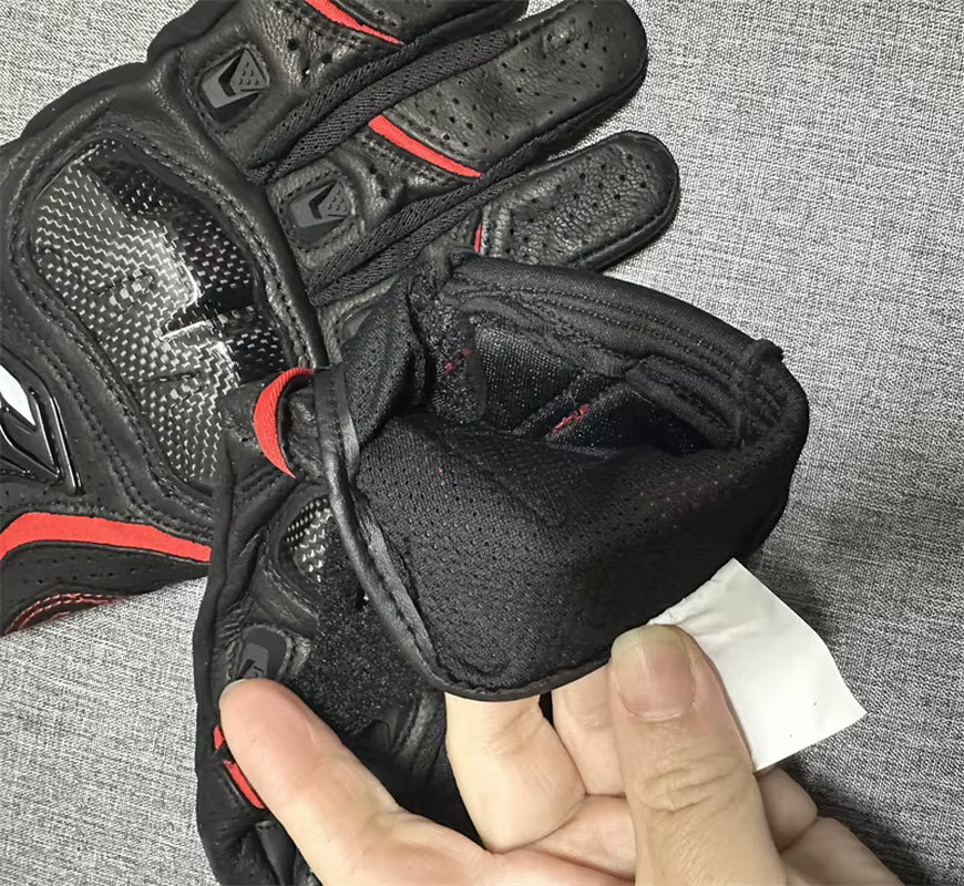 Motorcycle Gloves Genuine Leather Men'S Motocross Racing Gloves RST390 391 Gloves Spring Autumn Touch Screen Guantes Moto