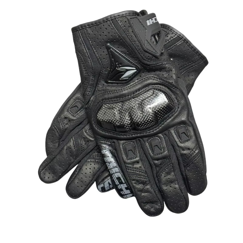 Motorcycle Gloves Genuine Leather Men'S Motocross Racing Gloves RST390 391 Gloves Spring Autumn Touch Screen Guantes Moto