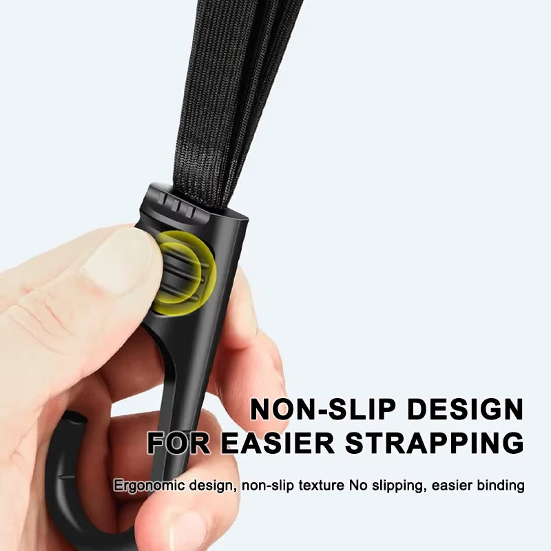 SEAMETAL Motorcycle Back Seat Helmet Strips Elastic Rope Motorcycle Helmet Fixed Strap Adjustment Fix Rope Goods Strap 60Cm/90Cm